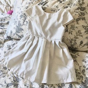 🌺2 for 30🌺Toddler Shimmery cream white dress
